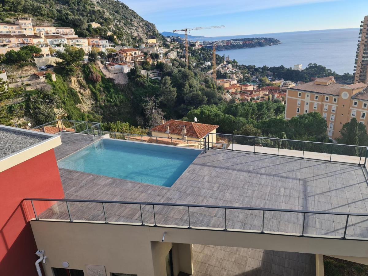 Ferienwohnung Monaco View, Pool, Garage, 100 M2 Terrace Beausoleil Exterior foto