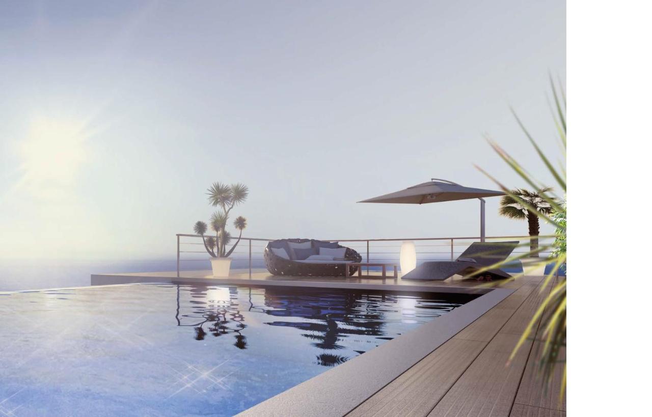 Ferienwohnung Monaco View, Pool, Garage, 100 M2 Terrace Beausoleil Exterior foto