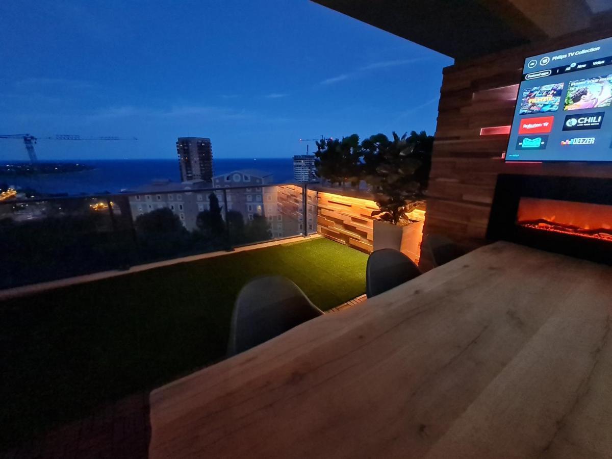 Ferienwohnung Monaco View, Pool, Garage, 100 M2 Terrace Beausoleil Exterior foto