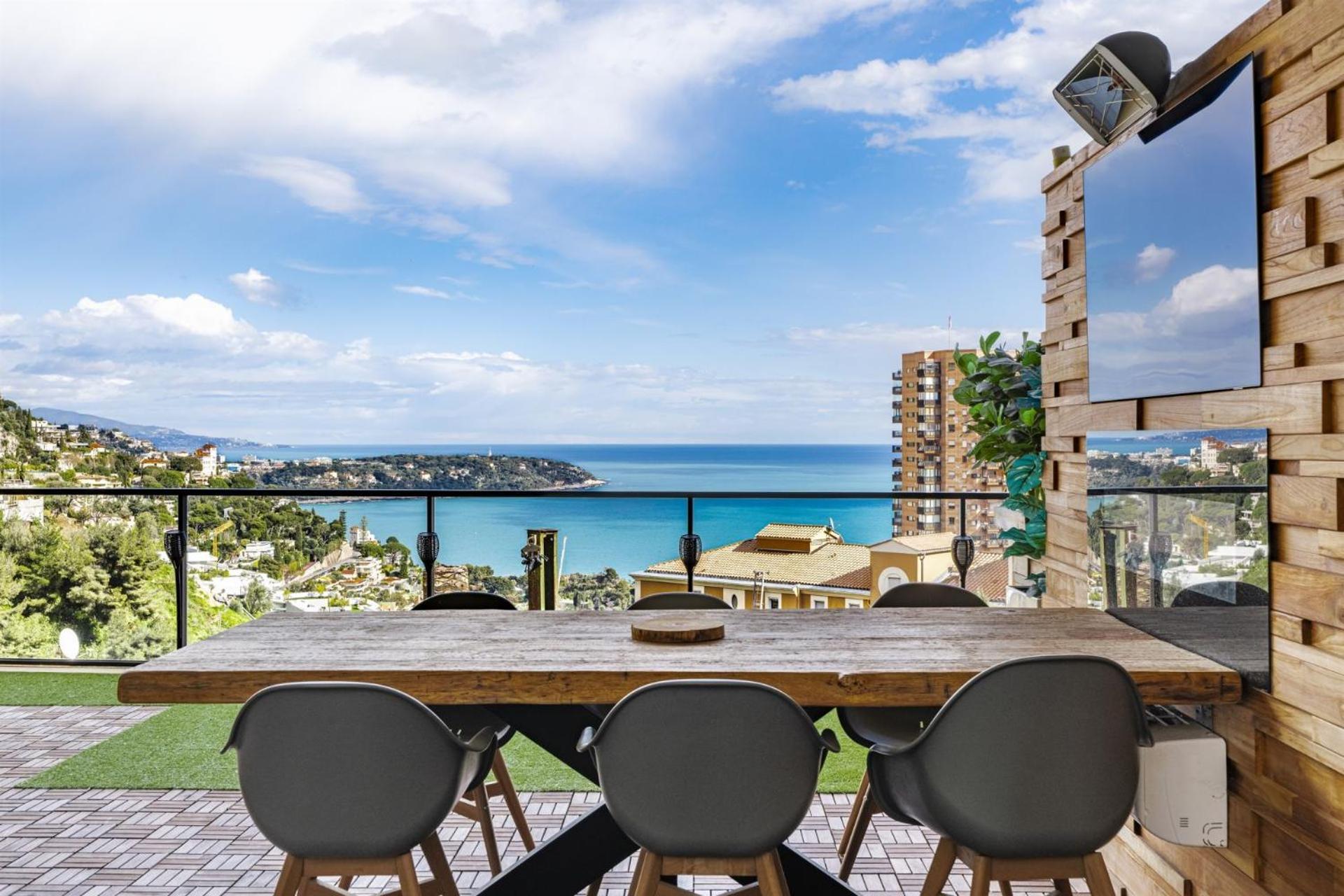 Ferienwohnung Monaco View, Pool, Garage, 100 M2 Terrace Beausoleil Exterior foto